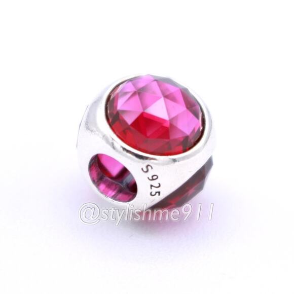 Authentic Pandora Cerise Radiant Droplet Charm - 792095NCC - Picture 8 of 11